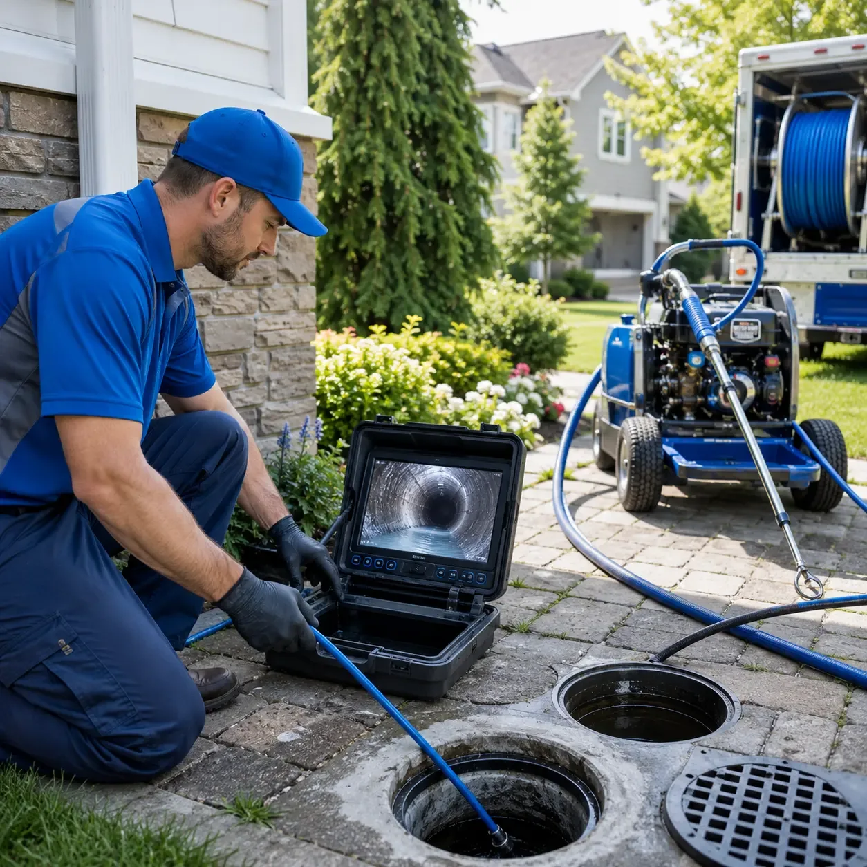 Outdoor drain cleaning professionals serving Harrisonville, PA