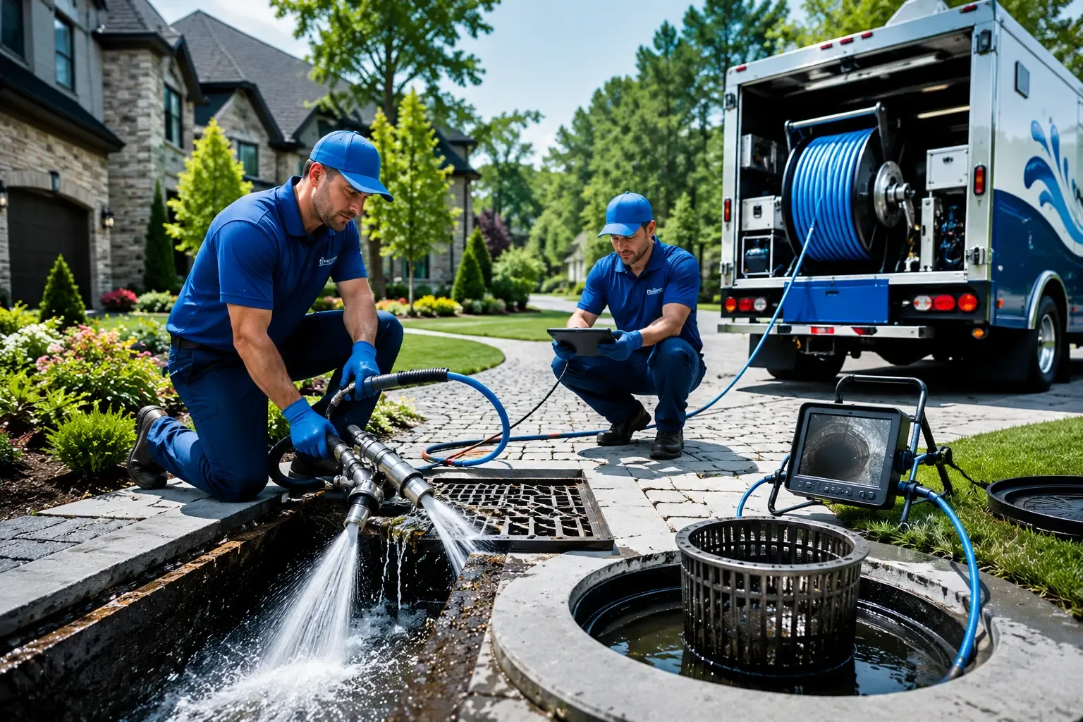 Local outdoor drain cleaning professionals in Harrisonville, PA