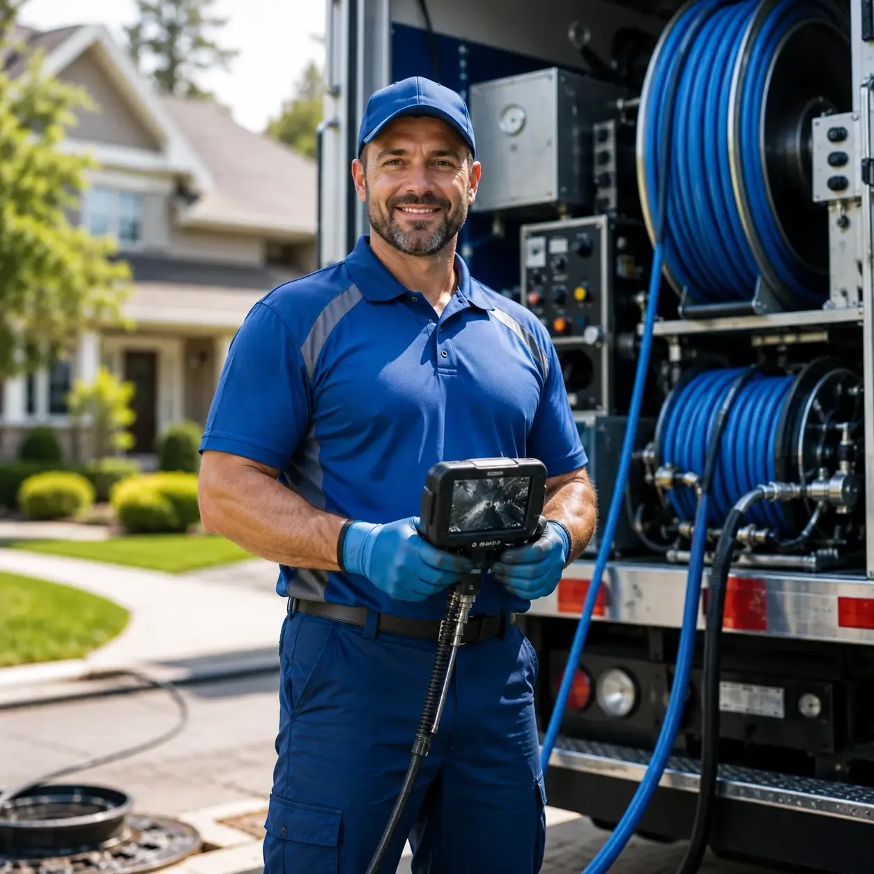 Local outdoor drain cleaning specialists in Harrisonville, PA